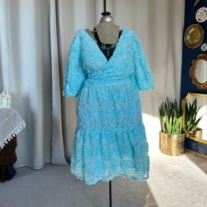 Turquoise Eloquii Dress - size 28